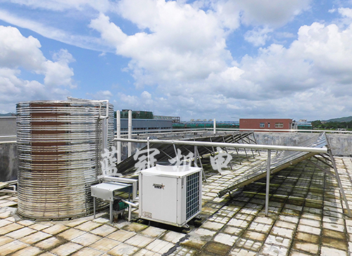 已完工空氣能熱水器工程