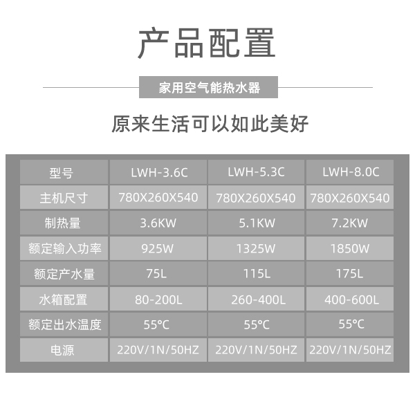 家用空氣能一體機(jī)